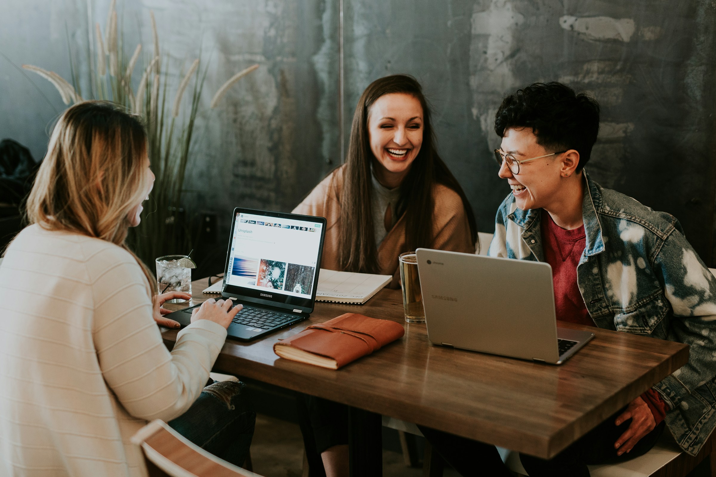 E-Connective team collaborating and connecting with clients